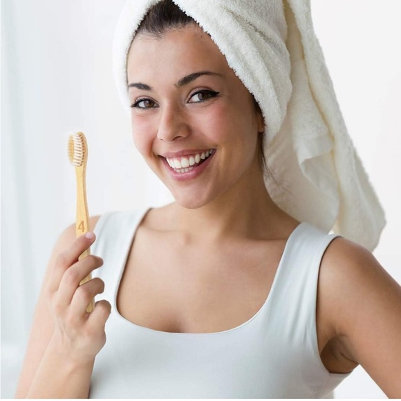 Bamboo toothbrushes pack of 10 - Picture 5 of 6